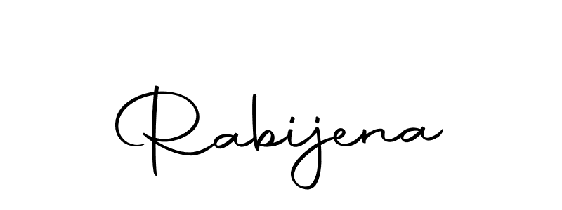 Rabijena stylish signature style. Best Handwritten Sign (Autography-DOLnW) for my name. Handwritten Signature Collection Ideas for my name Rabijena. Rabijena signature style 10 images and pictures png