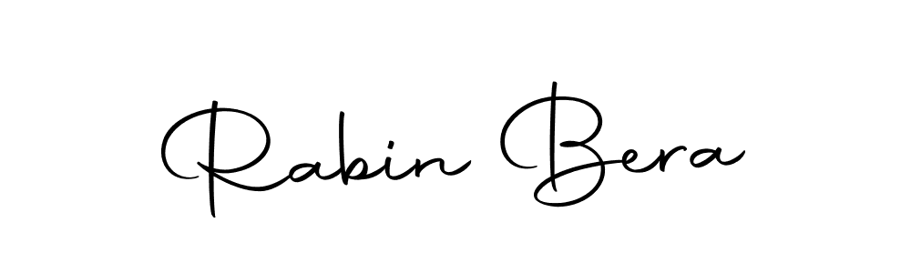 Rabin Bera stylish signature style. Best Handwritten Sign (Autography-DOLnW) for my name. Handwritten Signature Collection Ideas for my name Rabin Bera. Rabin Bera signature style 10 images and pictures png