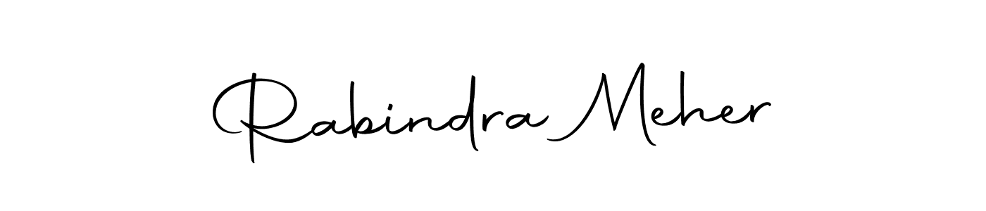 Design your own signature with our free online signature maker. With this signature software, you can create a handwritten (Autography-DOLnW) signature for name Rabindra Meher. Rabindra Meher signature style 10 images and pictures png