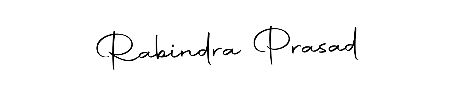 Create a beautiful signature design for name Rabindra Prasad. With this signature (Autography-DOLnW) fonts, you can make a handwritten signature for free. Rabindra Prasad signature style 10 images and pictures png