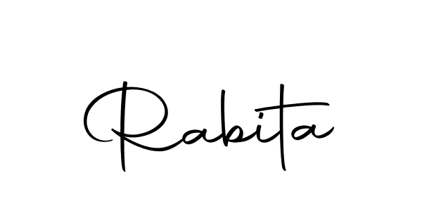 Make a beautiful signature design for name Rabita. Use this online signature maker to create a handwritten signature for free. Rabita signature style 10 images and pictures png