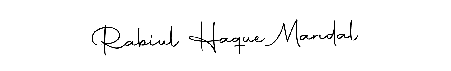 Design your own signature with our free online signature maker. With this signature software, you can create a handwritten (Autography-DOLnW) signature for name Rabiul Haque Mandal. Rabiul Haque Mandal signature style 10 images and pictures png