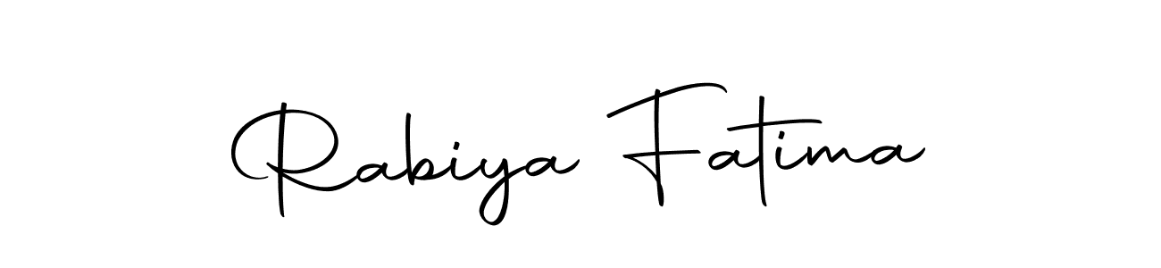 Make a beautiful signature design for name Rabiya Fatima. With this signature (Autography-DOLnW) style, you can create a handwritten signature for free. Rabiya Fatima signature style 10 images and pictures png