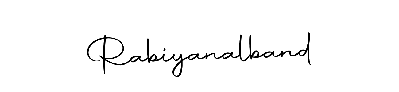 You should practise on your own different ways (Autography-DOLnW) to write your name (Rabiyanalband) in signature. don't let someone else do it for you. Rabiyanalband signature style 10 images and pictures png