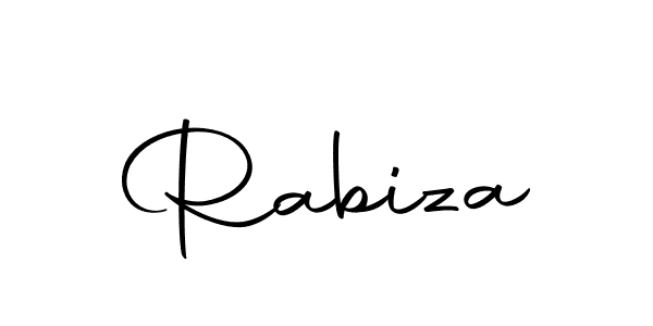 How to make Rabiza signature? Autography-DOLnW is a professional autograph style. Create handwritten signature for Rabiza name. Rabiza signature style 10 images and pictures png