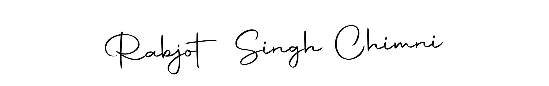 Use a signature maker to create a handwritten signature online. With this signature software, you can design (Autography-DOLnW) your own signature for name Rabjot Singh Chimni. Rabjot Singh Chimni signature style 10 images and pictures png