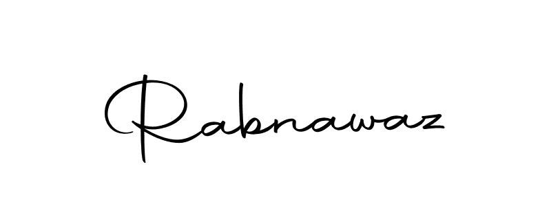 Create a beautiful signature design for name Rabnawaz. With this signature (Autography-DOLnW) fonts, you can make a handwritten signature for free. Rabnawaz signature style 10 images and pictures png