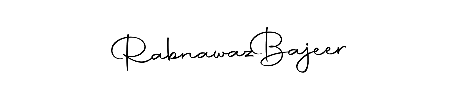 Similarly Autography-DOLnW is the best handwritten signature design. Signature creator online .You can use it as an online autograph creator for name Rabnawaz  Bajeer. Rabnawaz  Bajeer signature style 10 images and pictures png