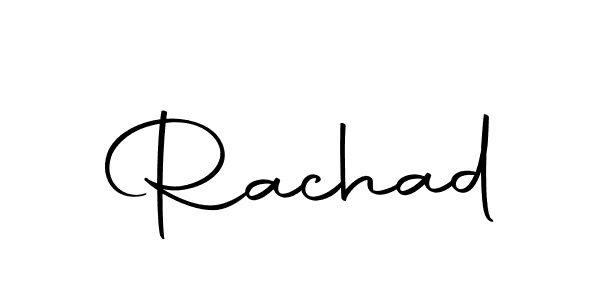 Make a beautiful signature design for name Rachad. Use this online signature maker to create a handwritten signature for free. Rachad signature style 10 images and pictures png