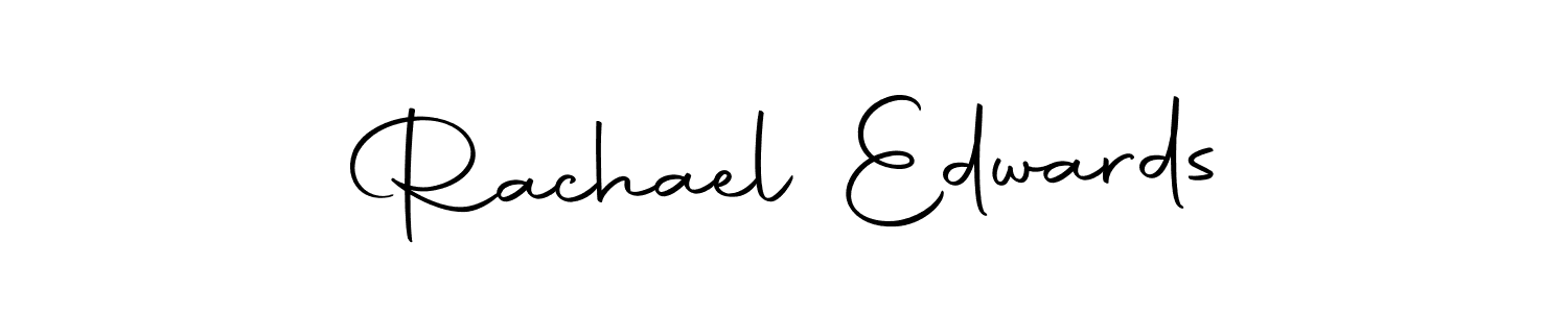 Make a beautiful signature design for name Rachael Edwards. With this signature (Autography-DOLnW) style, you can create a handwritten signature for free. Rachael Edwards signature style 10 images and pictures png