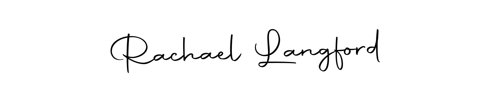 Rachael Langford stylish signature style. Best Handwritten Sign (Autography-DOLnW) for my name. Handwritten Signature Collection Ideas for my name Rachael Langford. Rachael Langford signature style 10 images and pictures png