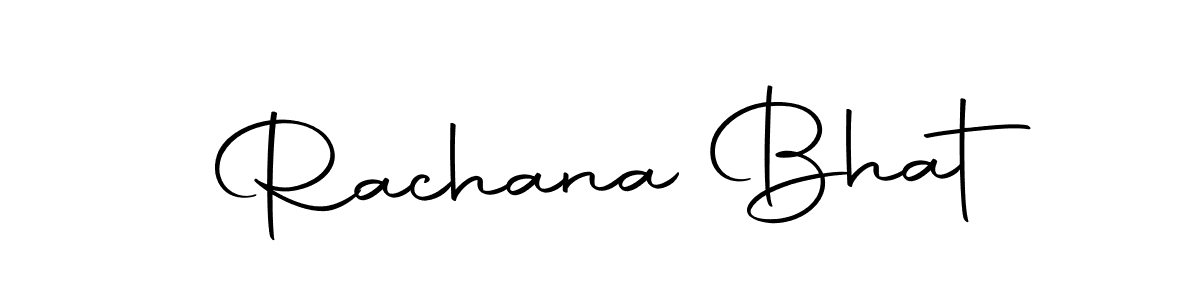 Create a beautiful signature design for name Rachana Bhat. With this signature (Autography-DOLnW) fonts, you can make a handwritten signature for free. Rachana Bhat signature style 10 images and pictures png