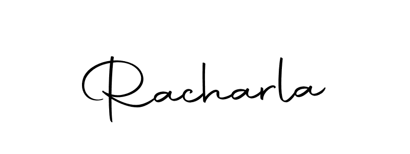 Make a beautiful signature design for name Racharla. Use this online signature maker to create a handwritten signature for free. Racharla signature style 10 images and pictures png