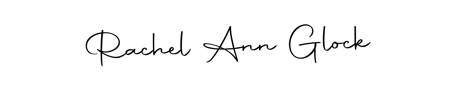 Create a beautiful signature design for name Rachel Ann Glock. With this signature (Autography-DOLnW) fonts, you can make a handwritten signature for free. Rachel Ann Glock signature style 10 images and pictures png