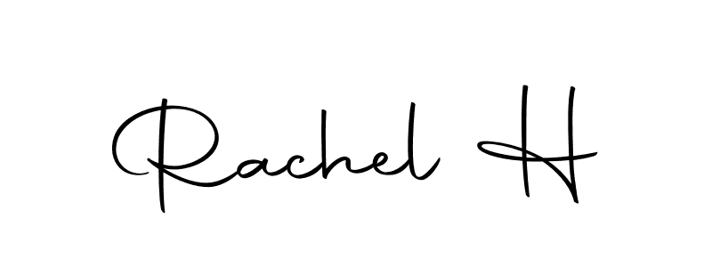 Rachel H stylish signature style. Best Handwritten Sign (Autography-DOLnW) for my name. Handwritten Signature Collection Ideas for my name Rachel H. Rachel H signature style 10 images and pictures png