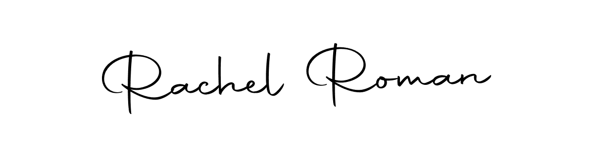 Make a beautiful signature design for name Rachel Roman. With this signature (Autography-DOLnW) style, you can create a handwritten signature for free. Rachel Roman signature style 10 images and pictures png