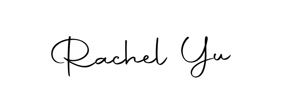 Rachel Yu stylish signature style. Best Handwritten Sign (Autography-DOLnW) for my name. Handwritten Signature Collection Ideas for my name Rachel Yu. Rachel Yu signature style 10 images and pictures png