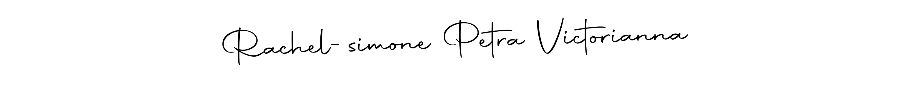 Check out images of Autograph of Rachel-simone Petra Victorianna name. Actor Rachel-simone Petra Victorianna Signature Style. Autography-DOLnW is a professional sign style online. Rachel-simone Petra Victorianna signature style 10 images and pictures png