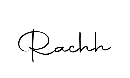 Design your own signature with our free online signature maker. With this signature software, you can create a handwritten (Autography-DOLnW) signature for name Rachh. Rachh signature style 10 images and pictures png