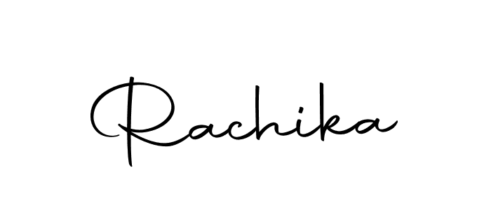 How to make Rachika name signature. Use Autography-DOLnW style for creating short signs online. This is the latest handwritten sign. Rachika signature style 10 images and pictures png