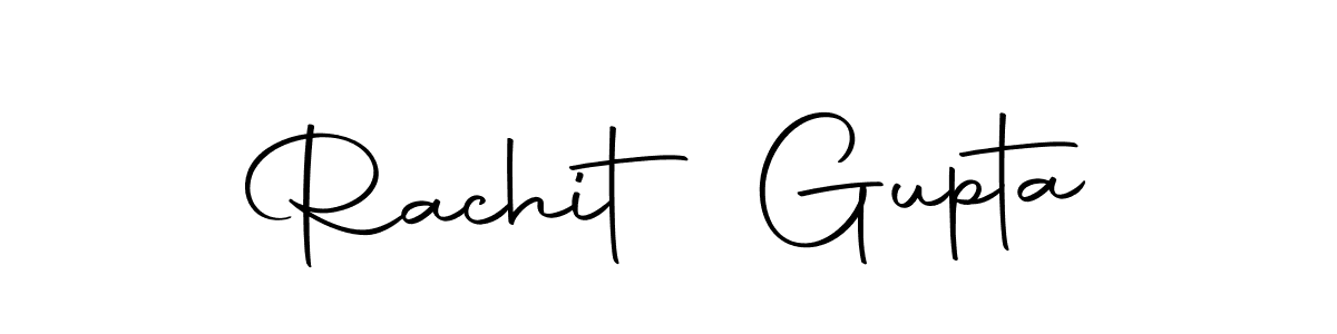 Create a beautiful signature design for name Rachit Gupta. With this signature (Autography-DOLnW) fonts, you can make a handwritten signature for free. Rachit Gupta signature style 10 images and pictures png