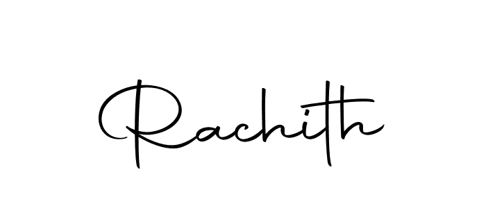 Make a beautiful signature design for name Rachith. Use this online signature maker to create a handwritten signature for free. Rachith signature style 10 images and pictures png