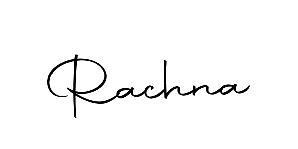 Use a signature maker to create a handwritten signature online. With this signature software, you can design (Autography-DOLnW) your own signature for name Rachna. Rachna signature style 10 images and pictures png