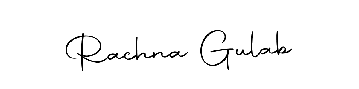 Once you've used our free online signature maker to create your best signature Autography-DOLnW style, it's time to enjoy all of the benefits that Rachna Gulab name signing documents. Rachna Gulab signature style 10 images and pictures png