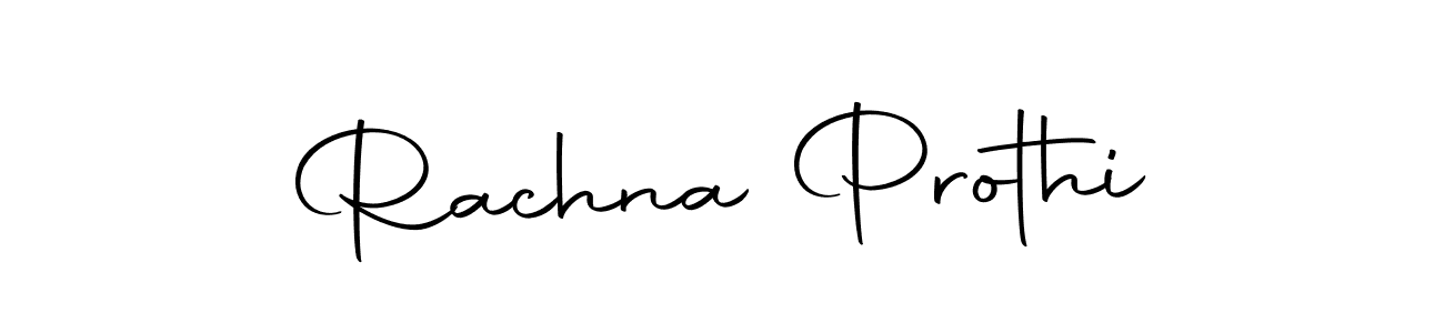 Use a signature maker to create a handwritten signature online. With this signature software, you can design (Autography-DOLnW) your own signature for name Rachna Prothi. Rachna Prothi signature style 10 images and pictures png