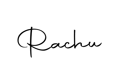 You should practise on your own different ways (Autography-DOLnW) to write your name (Rachu) in signature. don't let someone else do it for you. Rachu signature style 10 images and pictures png