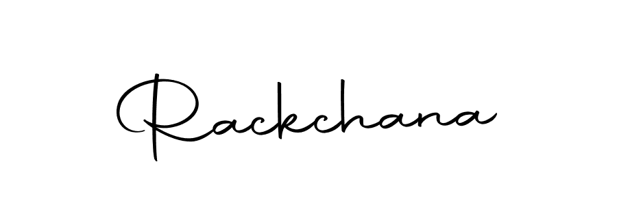 How to make Rackchana name signature. Use Autography-DOLnW style for creating short signs online. This is the latest handwritten sign. Rackchana signature style 10 images and pictures png