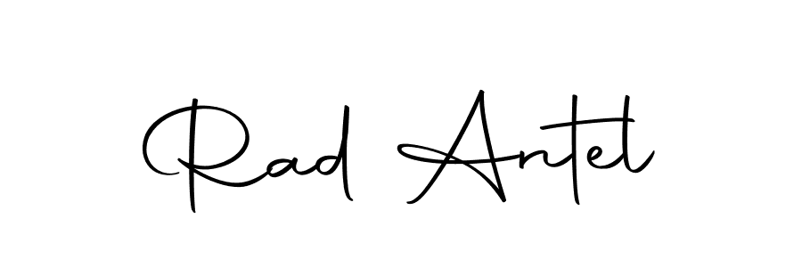 How to make Rad Antel signature? Autography-DOLnW is a professional autograph style. Create handwritten signature for Rad Antel name. Rad Antel signature style 10 images and pictures png