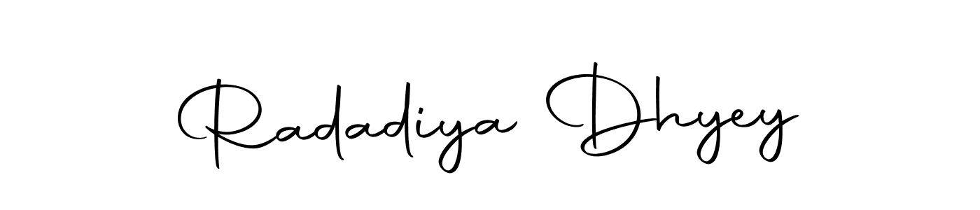 Here are the top 10 professional signature styles for the name Radadiya Dhyey. These are the best autograph styles you can use for your name. Radadiya Dhyey signature style 10 images and pictures png