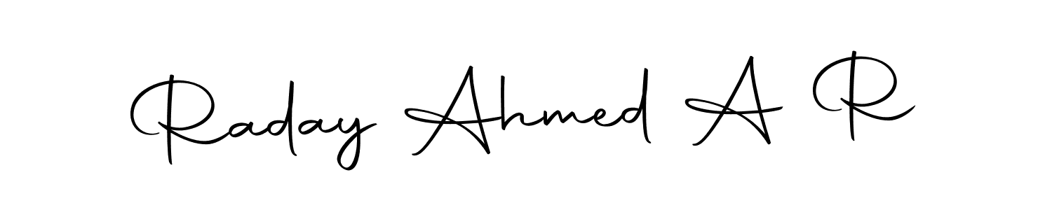 Check out images of Autograph of Raday Ahmed A R name. Actor Raday Ahmed A R Signature Style. Autography-DOLnW is a professional sign style online. Raday Ahmed A R signature style 10 images and pictures png