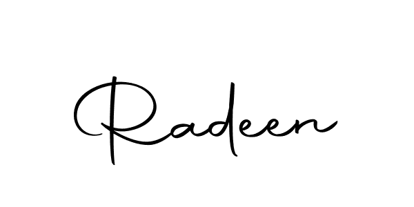 Here are the top 10 professional signature styles for the name Radeen. These are the best autograph styles you can use for your name. Radeen signature style 10 images and pictures png