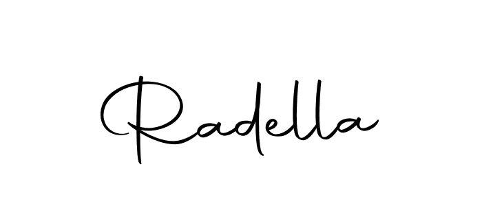 How to make Radella signature? Autography-DOLnW is a professional autograph style. Create handwritten signature for Radella name. Radella signature style 10 images and pictures png