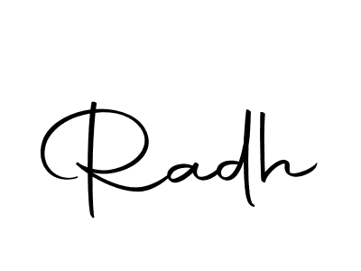 Also You can easily find your signature by using the search form. We will create Radh name handwritten signature images for you free of cost using Autography-DOLnW sign style. Radh signature style 10 images and pictures png