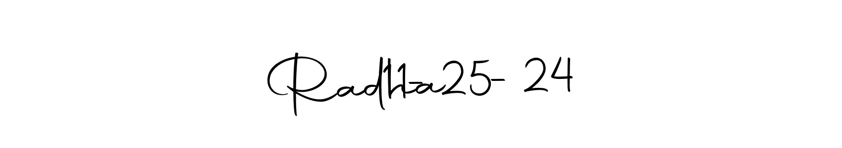 Also we have Radha    11-25-24 name is the best signature style. Create professional handwritten signature collection using Autography-DOLnW autograph style. Radha    11-25-24 signature style 10 images and pictures png