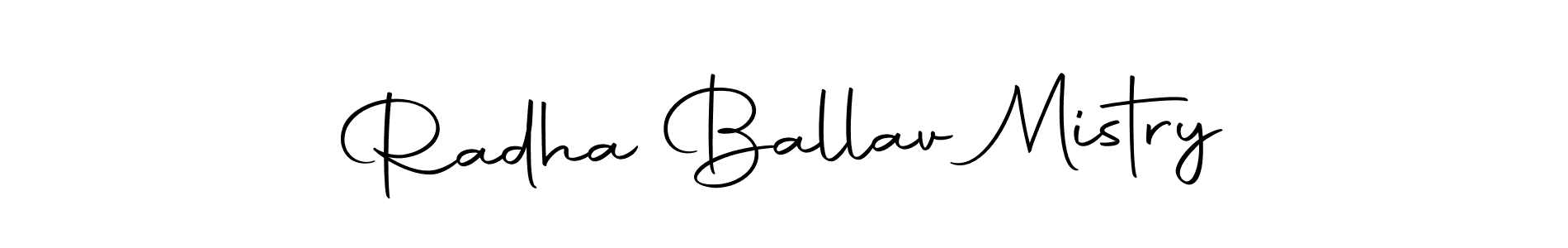 Make a beautiful signature design for name Radha Ballav Mistry. Use this online signature maker to create a handwritten signature for free. Radha Ballav Mistry signature style 10 images and pictures png