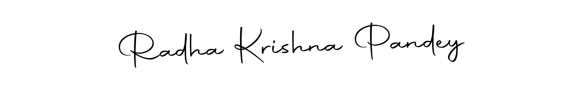 Make a beautiful signature design for name Radha Krishna Pandey. With this signature (Autography-DOLnW) style, you can create a handwritten signature for free. Radha Krishna Pandey signature style 10 images and pictures png