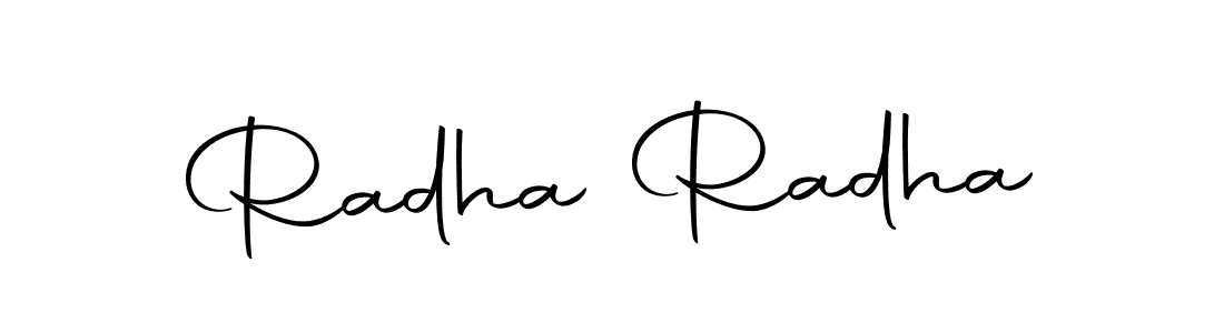 Also we have Radha Radha name is the best signature style. Create professional handwritten signature collection using Autography-DOLnW autograph style. Radha Radha signature style 10 images and pictures png