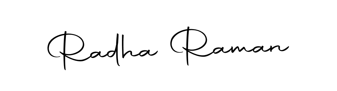 How to make Radha Raman signature? Autography-DOLnW is a professional autograph style. Create handwritten signature for Radha Raman name. Radha Raman signature style 10 images and pictures png