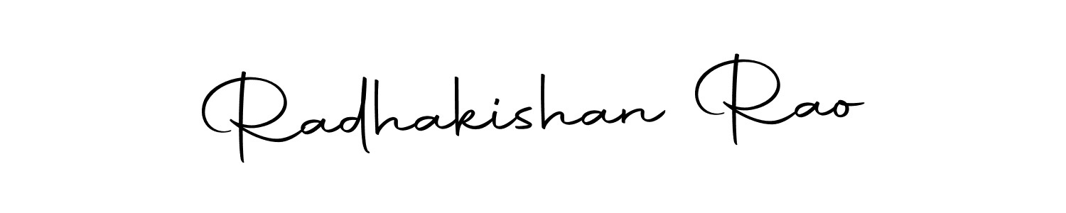 Here are the top 10 professional signature styles for the name Radhakishan Rao. These are the best autograph styles you can use for your name. Radhakishan Rao signature style 10 images and pictures png