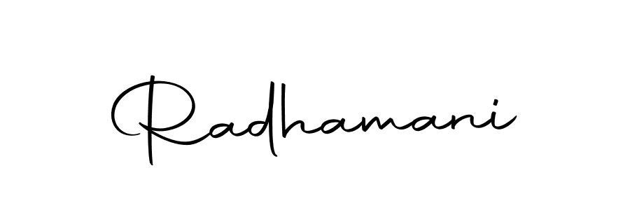 Make a beautiful signature design for name Radhamani. Use this online signature maker to create a handwritten signature for free. Radhamani signature style 10 images and pictures png