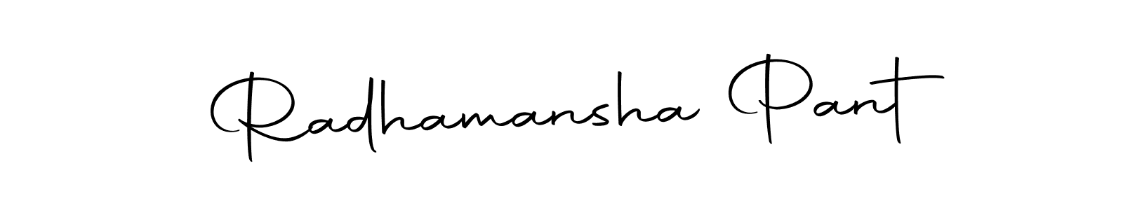 Make a short Radhamansha Pant signature style. Manage your documents anywhere anytime using Autography-DOLnW. Create and add eSignatures, submit forms, share and send files easily. Radhamansha Pant signature style 10 images and pictures png