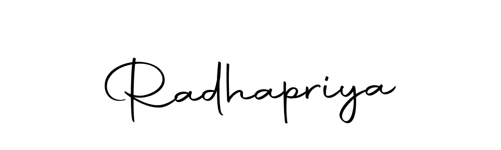 Also we have Radhapriya name is the best signature style. Create professional handwritten signature collection using Autography-DOLnW autograph style. Radhapriya signature style 10 images and pictures png