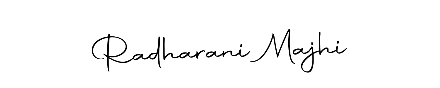 Radharani Majhi stylish signature style. Best Handwritten Sign (Autography-DOLnW) for my name. Handwritten Signature Collection Ideas for my name Radharani Majhi. Radharani Majhi signature style 10 images and pictures png