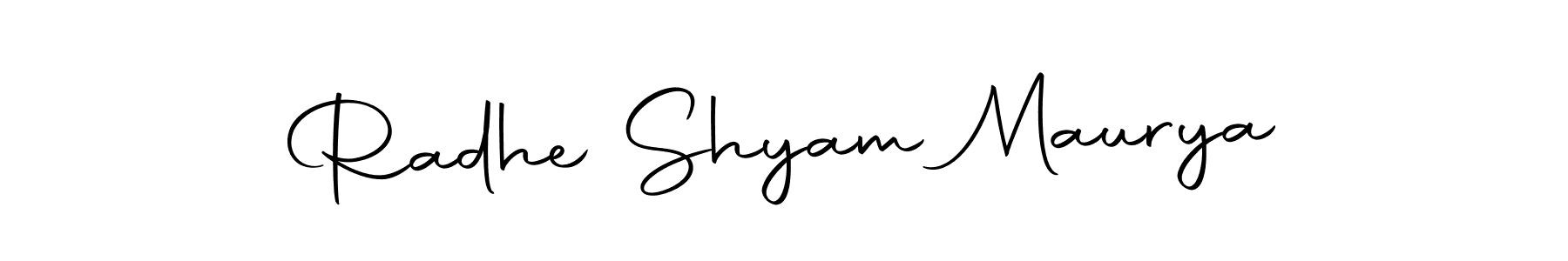 Use a signature maker to create a handwritten signature online. With this signature software, you can design (Autography-DOLnW) your own signature for name Radhe Shyam Maurya. Radhe Shyam Maurya signature style 10 images and pictures png