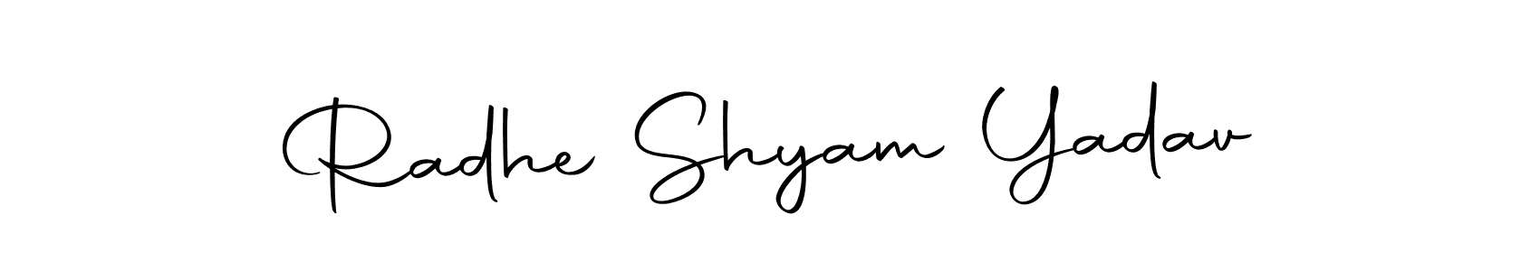 Create a beautiful signature design for name Radhe Shyam Yadav. With this signature (Autography-DOLnW) fonts, you can make a handwritten signature for free. Radhe Shyam Yadav signature style 10 images and pictures png