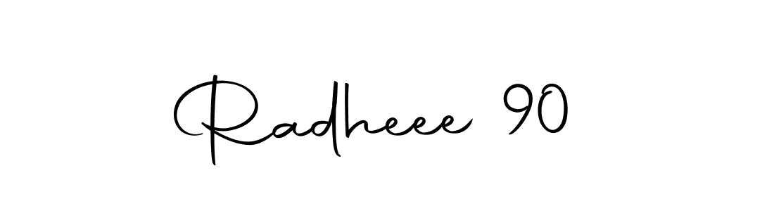 Make a beautiful signature design for name Radheee 90 . With this signature (Autography-DOLnW) style, you can create a handwritten signature for free. Radheee 90  signature style 10 images and pictures png